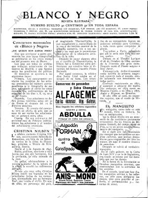 BLANCO Y NEGRO MADRID 15-01-1922 página 39