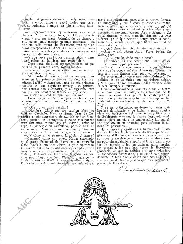BLANCO Y NEGRO MADRID 15-01-1922 página 9