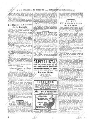 ABC MADRID 20-01-1922 página 14