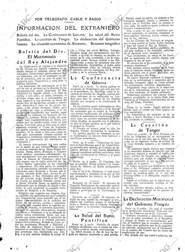 ABC MADRID 20-01-1922 página 17