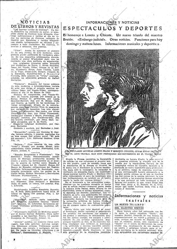 ABC MADRID 22-01-1922 página 29