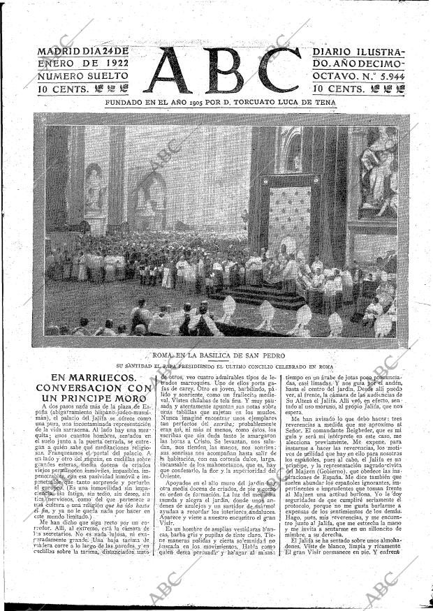 ABC MADRID 24-01-1922 página 3