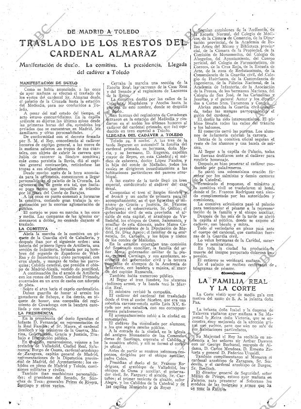 ABC MADRID 25-01-1922 página 13