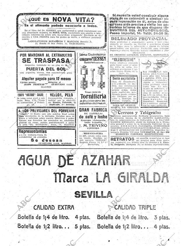 ABC MADRID 25-01-1922 página 28