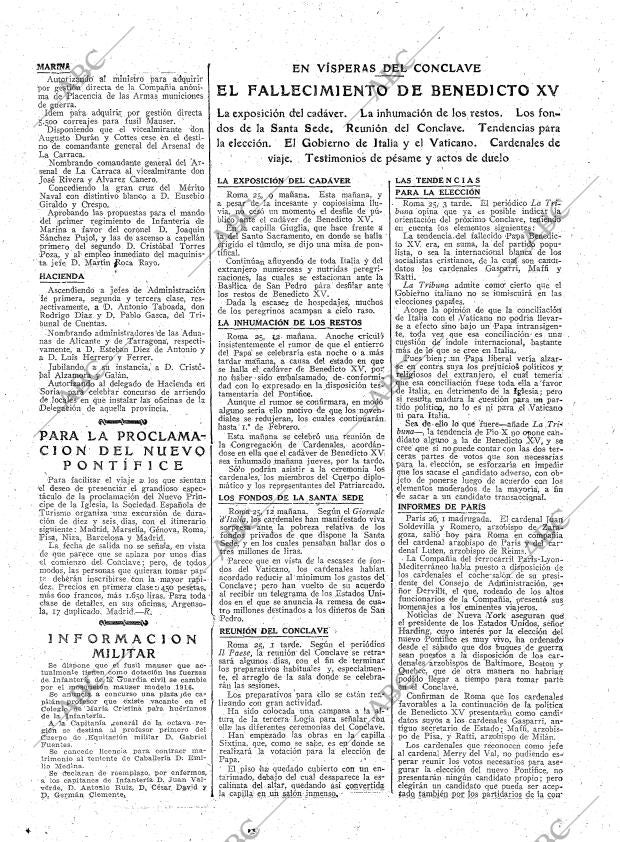 ABC MADRID 26-01-1922 página 15