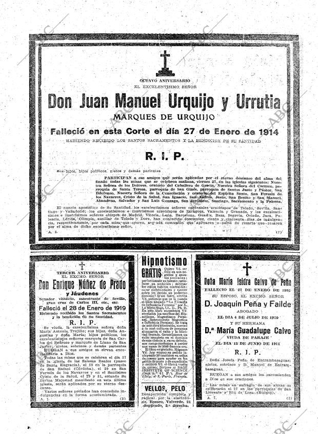 ABC MADRID 26-01-1922 página 28