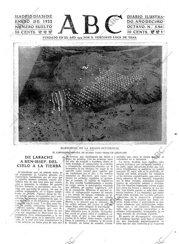 ABC MADRID 26-01-1922 página 3