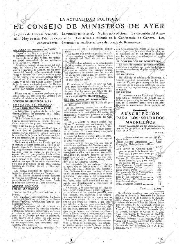 ABC MADRID 26-01-1922 página 7