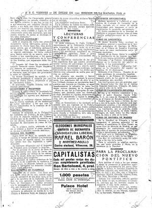 ABC MADRID 27-01-1922 página 16
