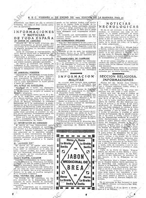 ABC MADRID 27-01-1922 página 20