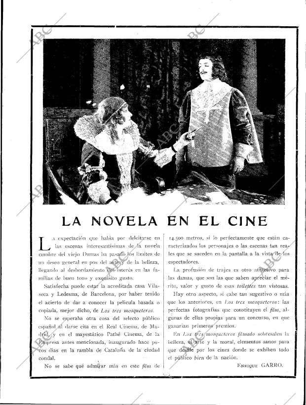 BLANCO Y NEGRO MADRID 29-01-1922 página 3