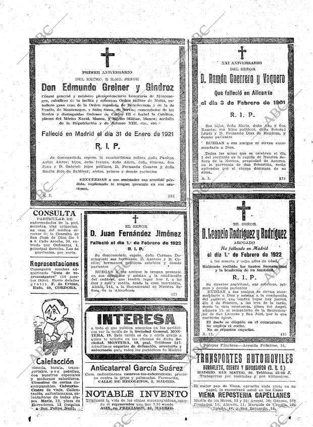 ABC MADRID 02-02-1922 página 26