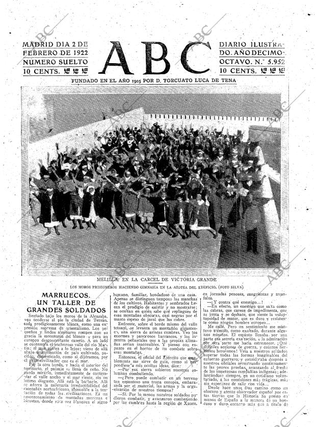 ABC MADRID 02-02-1922 página 3