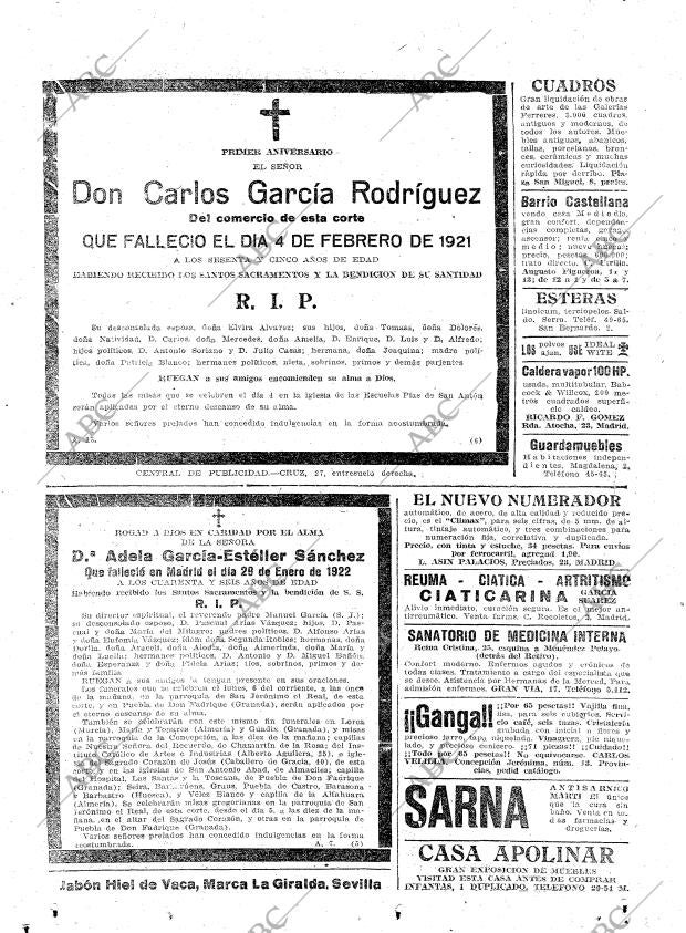 ABC MADRID 03-02-1922 página 28