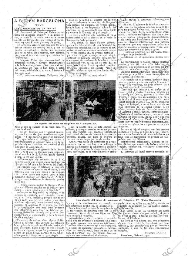 ABC MADRID 03-02-1922 página 6