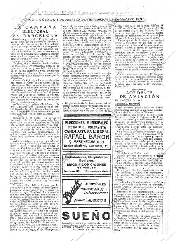 ABC MADRID 04-02-1922 página 12