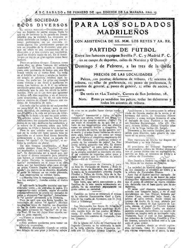 ABC MADRID 04-02-1922 página 13