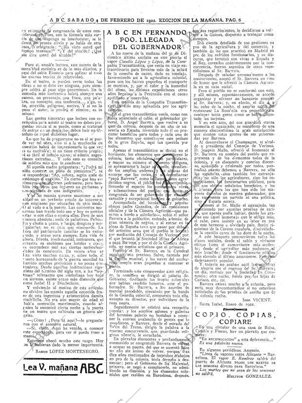 ABC MADRID 04-02-1922 página 6