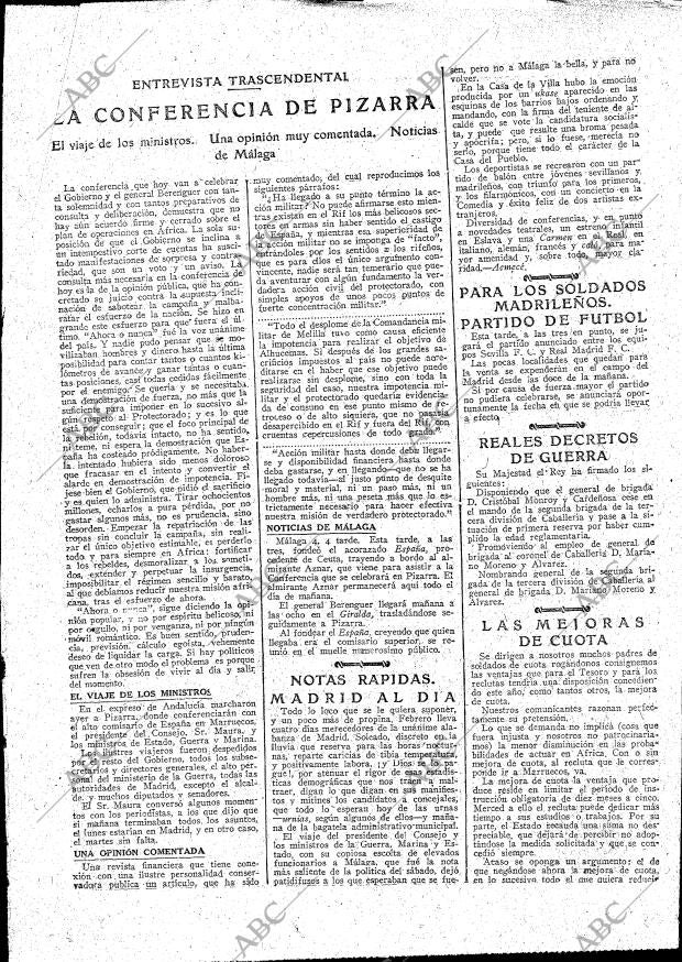 ABC MADRID 05-02-1922 página 21