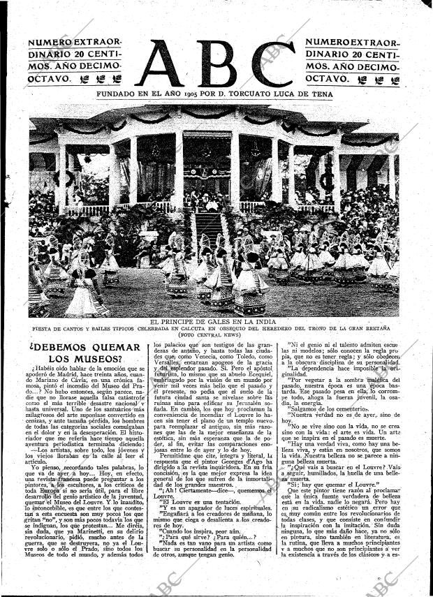 ABC MADRID 05-02-1922 página 3