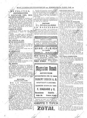 ABC MADRID 06-02-1922 página 14