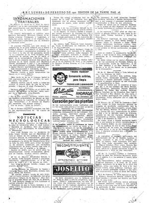 ABC MADRID 06-02-1922 página 16