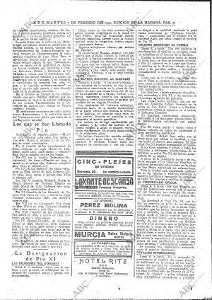 ABC MADRID 07-02-1922 página 16