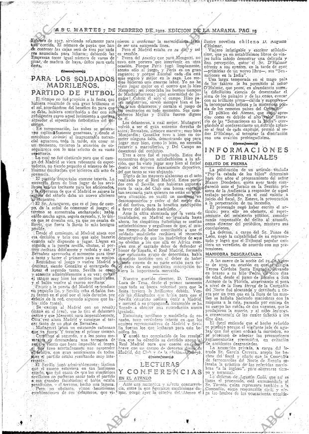 ABC MADRID 07-02-1922 página 19