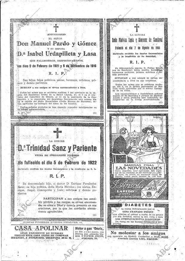 ABC MADRID 07-02-1922 página 29