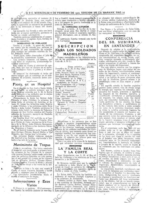 ABC MADRID 08-02-1922 página 11