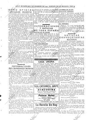 ABC MADRID 08-02-1922 página 19