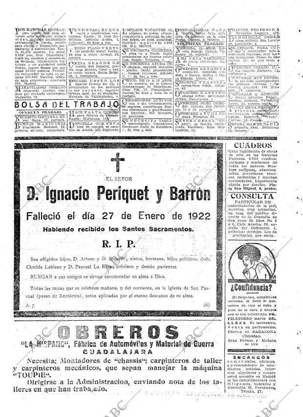 ABC MADRID 08-02-1922 página 24