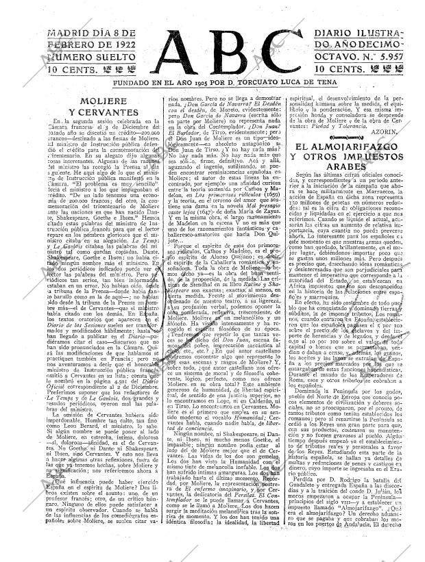 ABC MADRID 08-02-1922 página 3