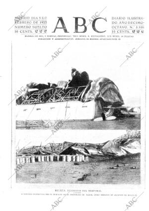 ABC MADRID 09-02-1922 página 1
