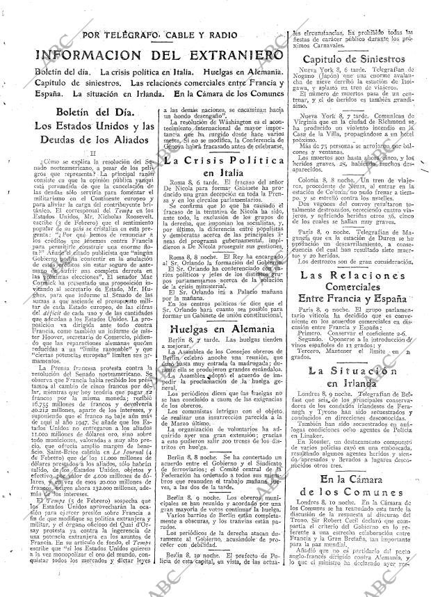 ABC MADRID 09-02-1922 página 17