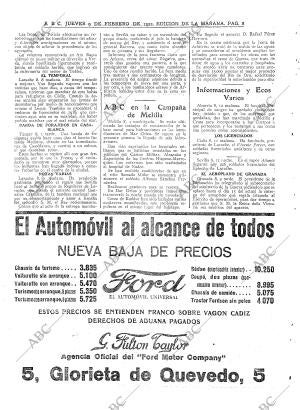 ABC MADRID 09-02-1922 página 8