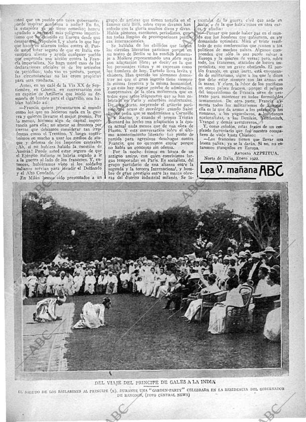 ABC MADRID 10-02-1922 página 5