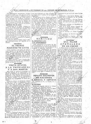 ABC MADRID 15-02-1922 página 13