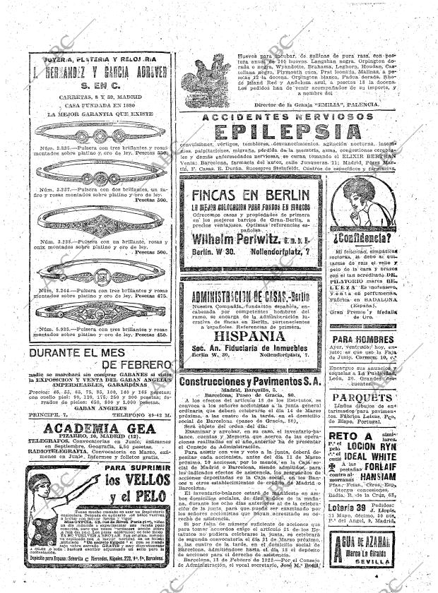 ABC MADRID 15-02-1922 página 23