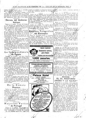 ABC MADRID 18-02-1922 página 16