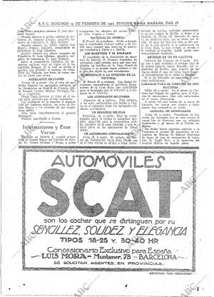 ABC MADRID 19-02-1922 página 16