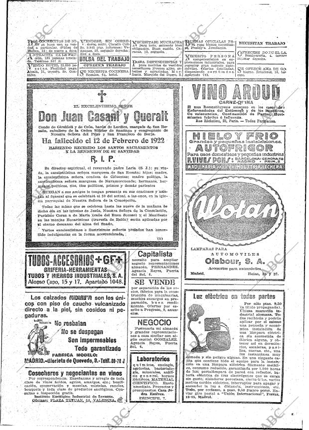 ABC MADRID 19-02-1922 página 31