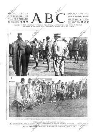 ABC MADRID 23-02-1922 página 1