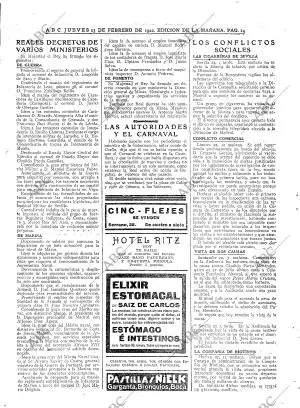 ABC MADRID 23-02-1922 página 14