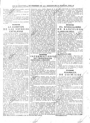 ABC MADRID 23-02-1922 página 16