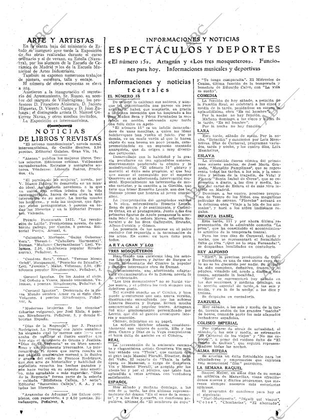 ABC MADRID 25-02-1922 página 23