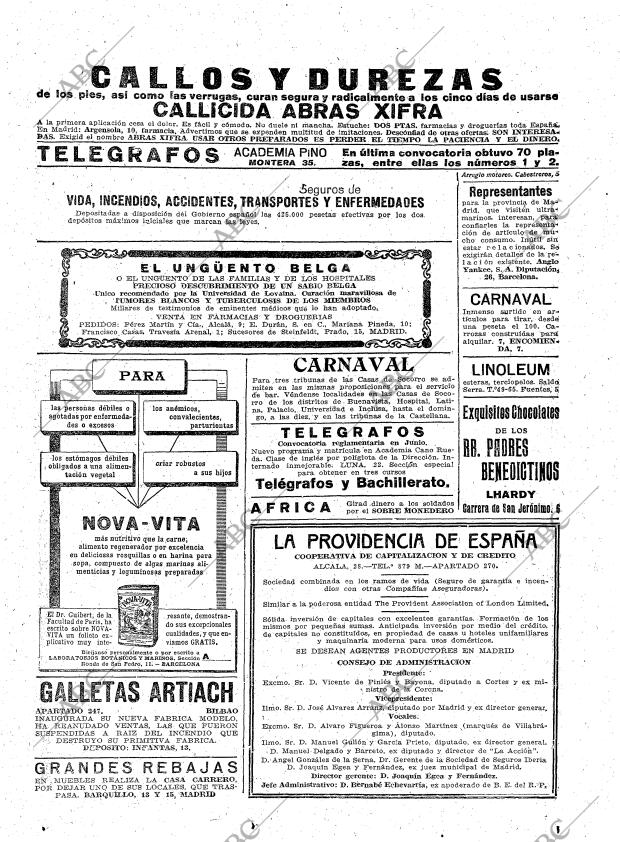 ABC MADRID 25-02-1922 página 27