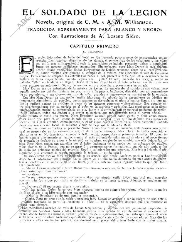 BLANCO Y NEGRO MADRID 26-02-1922 página 15