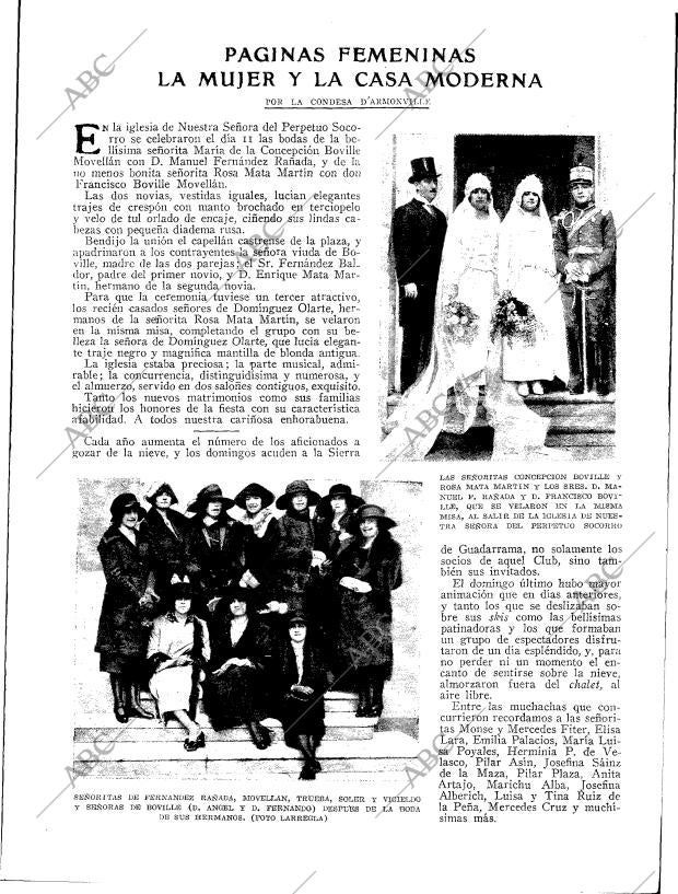 BLANCO Y NEGRO MADRID 26-02-1922 página 33