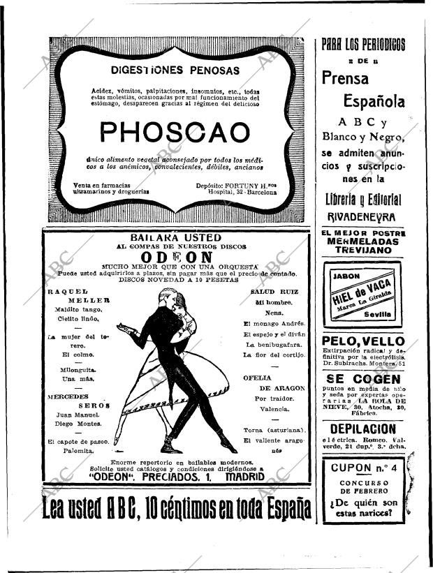 BLANCO Y NEGRO MADRID 26-02-1922 página 46